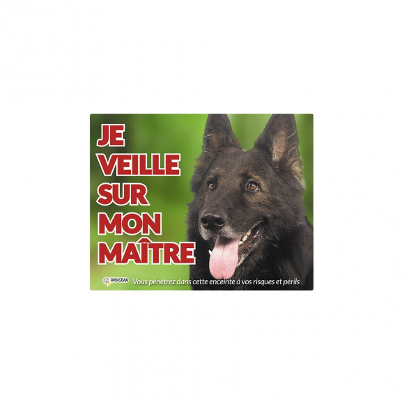 Panneau Affichage Chien Groenendaele - Vadigran - Va-12507