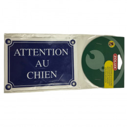Plaque Attention Au Chien. Taille 14 X 10 Cm. Pour Chien. - Zolux - Zo-487020