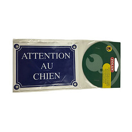 Plaque Attention Au Chien. Taille 14 X 10 Cm. Pour Chien. - Zolux - Zo-487020