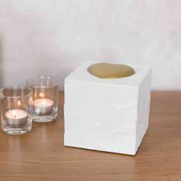 Pierre Commémorative Cube Avec Cœur. 11 X 11 X 11cm - Trixie - Tr-38414