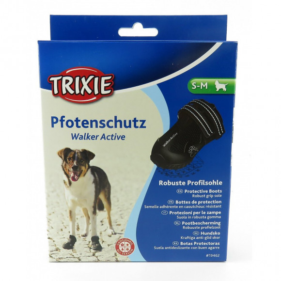 Bottes De Protection Walker Active. Taille: S-m. Pour Chien. - Trixie - Tr-19462