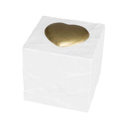 Pierre Commémorative Cube Avec Cœur. 11 X 11 X 11cm - Trixie - Tr-38414
