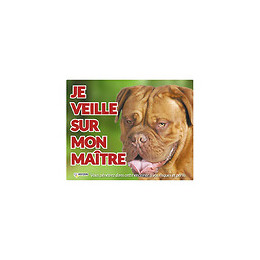 Panneau Portail Dogue De Bordeaux. Chien. - Vadigran - Va-12504