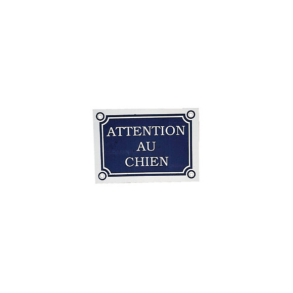 Plaque Attention Au Chien. Taille 14 X 10 Cm. Pour Chien. - Zolux - Zo-487020