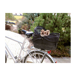 Panier Vélo Pour Grand Porte-bagages. Taille : 29 × 42 × 48 Cm. Pour Chien  Max 6 Kg. - Trixie - Tr-13118