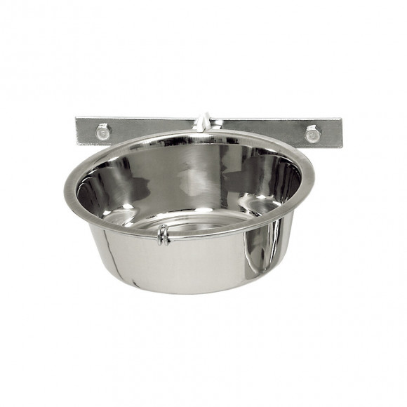 Support Pour Gamelle Ø 20 Cm 1.8 L  Pour Mur Ou Cage. Pour Chien - Flamingo Pet Products - Fl-43022