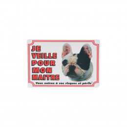 Panneau Portail Bouledogue Français. Chien. - Flamingo Pet Products - Fl-507392