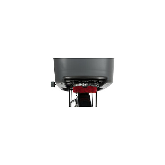 Panier Vélo Pour Porte-bagages. Dimensions: 36 × 47 × 46 Cm. Pour Chien Max: 6 Kg. Coloris: Gris - Trixie - Tr-13115