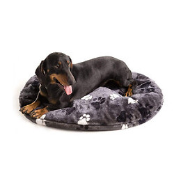 Coussin Ovale Gris. Taille 50 X 40 X 4 Cm. Pour Chien. - Flamingo Pet Products - Fl-61196