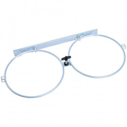 Support Double Pour Gamelle Ø 20 Cm 1.6 L . Montage Mur Ou Cage. Chien - Flamingo Pet Products - Fl-43024