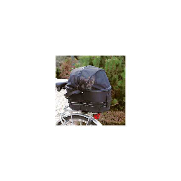 Panier Vélo Pour Grand Porte-bagages. Taille : 29 × 42 × 48 Cm. Pour Chien  Max 6 Kg. - Trixie - Tr-13118