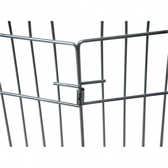 Parc Hexagonal Avec Filet 60 X 60 Cm . Pour Chiot Et Lapin. - Vadigran - Va-18019