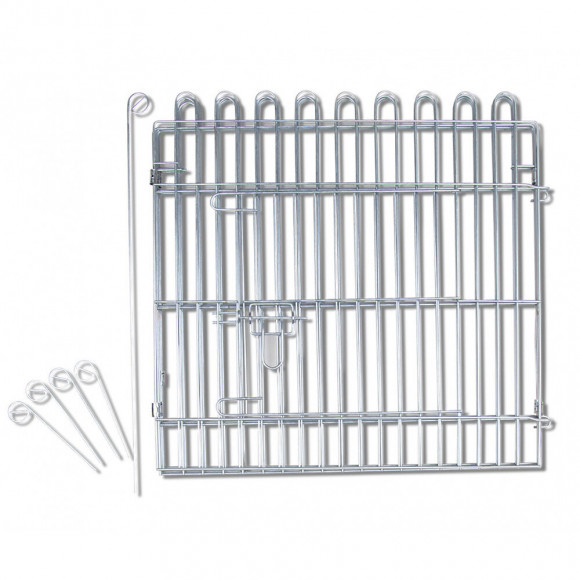 Parc Hexagonal Avec Filet 76 X 61 Cm . Pour Chiot Et Grand Rongeurs. - Vadigran - Va-18018