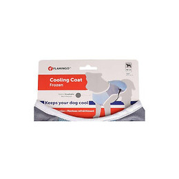 Manteau Rafraîchissant Frozen Gris. Longueur 40 Cm. Ø 50-64 Cm. Pour Chiens. - Flamingo Pet Products - Fl-519548
