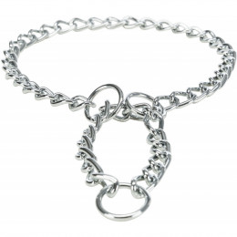 Collier D'arrêt En Chaîne, Simple Rang. Taille: L-xl. Dimensions: 60 Cm/3 Mm Pour Chien - Trixie - Tr-22102