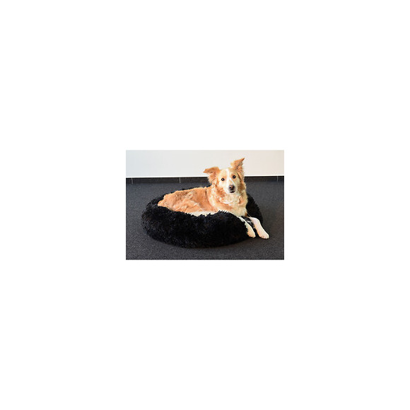 Coussin Krems Rond, Couleur Noir Ø 70 Cm. Pour Chiens. - Flamingo Pet Products - Fl-519470