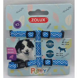 Harnais Xs Puppy Pixie. 8 Mm. 18 À 29 Cm. Couleur Bleu. Pour Chiots - Zolux - Zo-466743ble