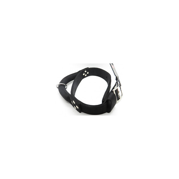 Collier Nylon Avec Poignée T 70. Noir Pour Chien. - Zolux - Zo-463682n