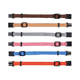 6 Colliers  S-m  17 À 25 Cm X 10 Mm Pour Chiot. Assortiment De Couleurs - Trixie - Tr-15552