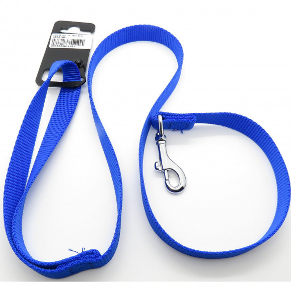 Laisse Nylon . Taille 1 M . 20 Mm . Couleur Bleu. Pour Chien. - Zolux - Zo-463619bl