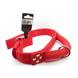Collier Nylon Avec Poignée T 65. Rouge Pour Chien. - Zolux - Zo-463681r