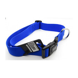 Collier Nylon . Taille 50 - 80  Cm . 40 Mm . Couleur Bleu. Pour Chien. - Zolux - Zo-463670bl