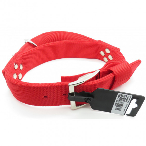 Collier Nylon Avec Poignée T 60. Rouge Pour Chien. - Zolux - Zo-463680r