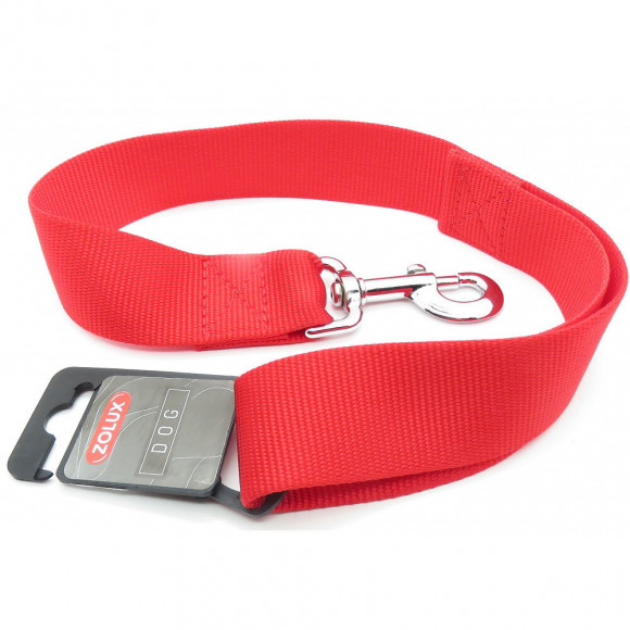 Laisse Nylon Xl. Longueur 60 Cm . Couleur Rouge.  Laisse Pour Chien - Zolux - Zo-463624r