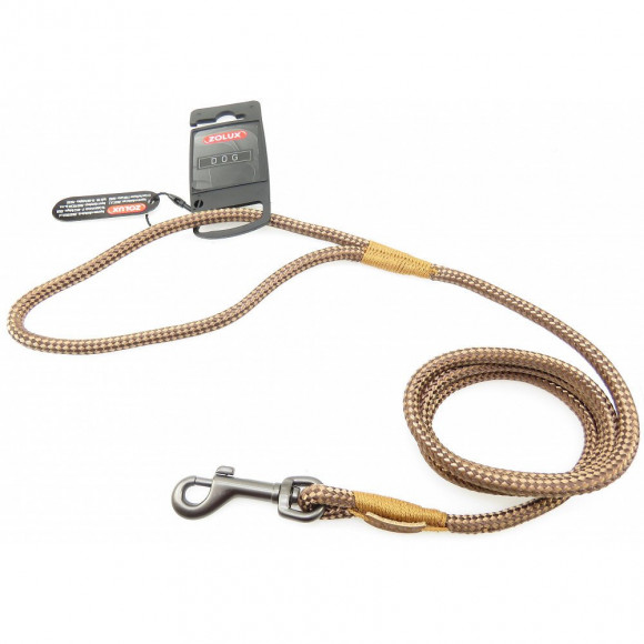 Laisse Imao Hydepark. Ø 6 Mm X 1,2 Mètre. Chocolat . Pour Chien. - Zolux - Zo-466774cho