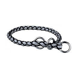 Collier Cavo. Taille L. 52-60 Cm Ø18 Mm. Semi Étrangleur  Noir. - Trixie - Tr-13641