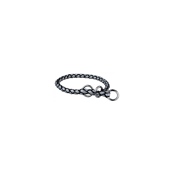 Collier Cavo. Taille L. 52-60 Cm Ø18 Mm. Semi Étrangleur  Noir. - Trixie - Tr-13641