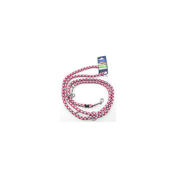 Laisse Réglable Cavo Reflect Fushia. Taille S-m. 2 Mètres Ø12mm. Pour Chien - Trixie - Tr-135811