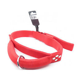 Collier Nylon Avec Poignée T 75. Rouge Pour Chien. - Zolux - Zo-463683r