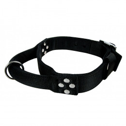 Collier Nylon Avec Poignée T 65. Noir Pour Chien. - Zolux - Zo-463681n