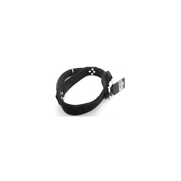 Collier Nylon Avec Poignée T 65. Noir Pour Chien. - Zolux - Zo-463681n