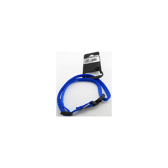 Collier Nylon . Taille 25 - 35  Cm . 10 Mm . Couleur Bleu. Pour Chien. - Zolux - Zo-463800bl