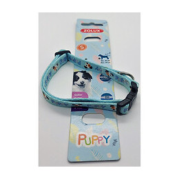 Collier Puppy Mascotte. 13 Mm. 25 À 39 Cm. Couleur Bleu. Pour Chiots - Zolux - Zo-466738ble