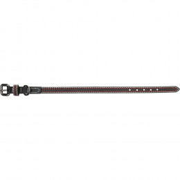 Collier Cuir. Taille  Xs -s.  Couleur Anthracite. Dimensions: 27-32 Cm/15 Mm. Pour Chien. - Trixie - Tr-17914