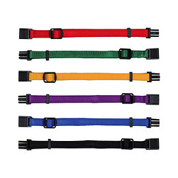 6 Colliers  M-l  22 À 35 Cm X 10 Mm Pour Chiot.  Couleurs Différentes - Trixie - Tr-15555