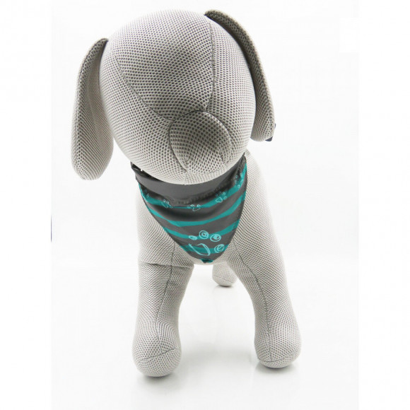 Collier Bandana Pour Chien. Gris Graphite .taille  Xs-s - Trixie - Tr-30931