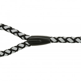 Laisse  Cavo Reflect Noir. Taille L-xl. 1 Mètre Ø 18 Mm. Pour Chien - Trixie - Tr-135701
