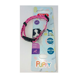 Collier Puppy Pixie. 8 Mm .16 À 25 Cm. Couleur Rose. Pour Chiots - Zolux - Zo-466741ros