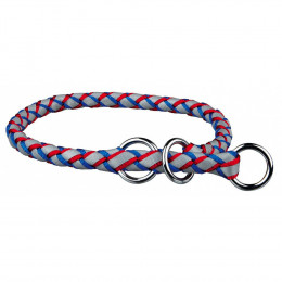 Collier Cavo. Taille L. 47-55 Cm Ø18 Mm. Semi Étrangleur  Bleu-rouge - Trixie - Tr-13632