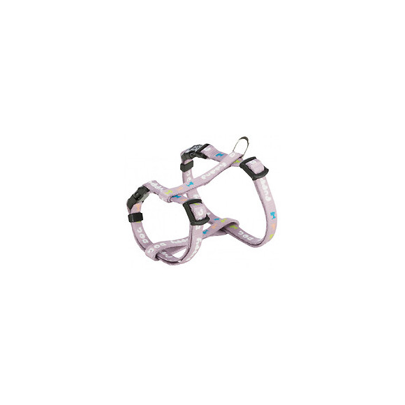 Harnais Junior Pour Chiot Avec Laisse. Dimensions: 23-34 Cm/8 Mm. Couleur Mauve. - Trixie - Tr-15344