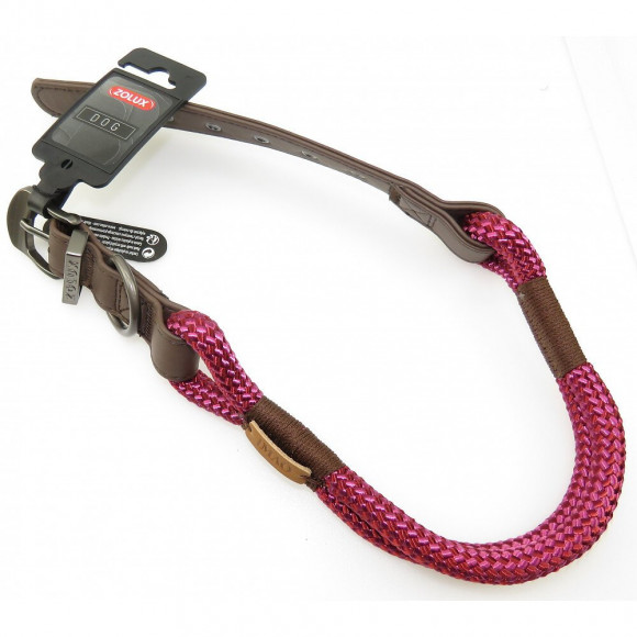 Collier Imao Hyde Park.  11 Mm X 60 Cm. Fuchsia . Pour Chien. - Zolux - Zo-466779fus