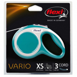 Max 8 Kg Cordon De 3 M. Flexi Vario  Turquoise Laisse Pour Chien - Flexi - Fl-1032256