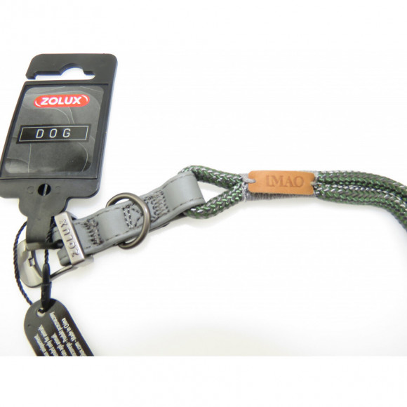 Collier Imao Hyde Park.  6 Mm X 40 Cm. Kaki . Pour Chien. - Zolux - Zo-466777kak