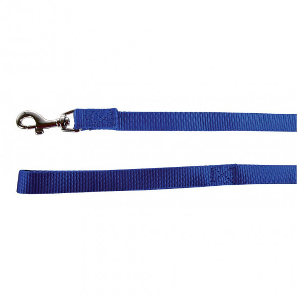 Laisse Nylon . Taille 1 M . 10 Mm . Couleur Bleu. Pour Chien. - Zolux - Zo-463801bl
