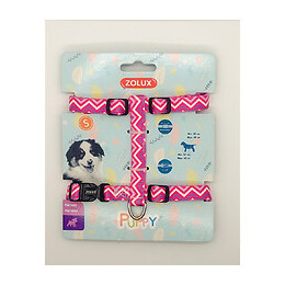 Harnais S Puppy Pixie. 13 Mm. 27 À 42 Cm. Couleur Rose. Pour Chiots - Zolux - Zo-466746ros