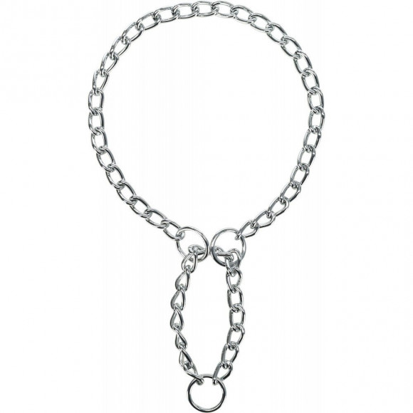 Collier D'arrêt En Chaîne, Simple Rang. Taille: L-xl. Dimensions: 55 Cm/3 Mm. Pour Chien - Trixie - Tr-22101